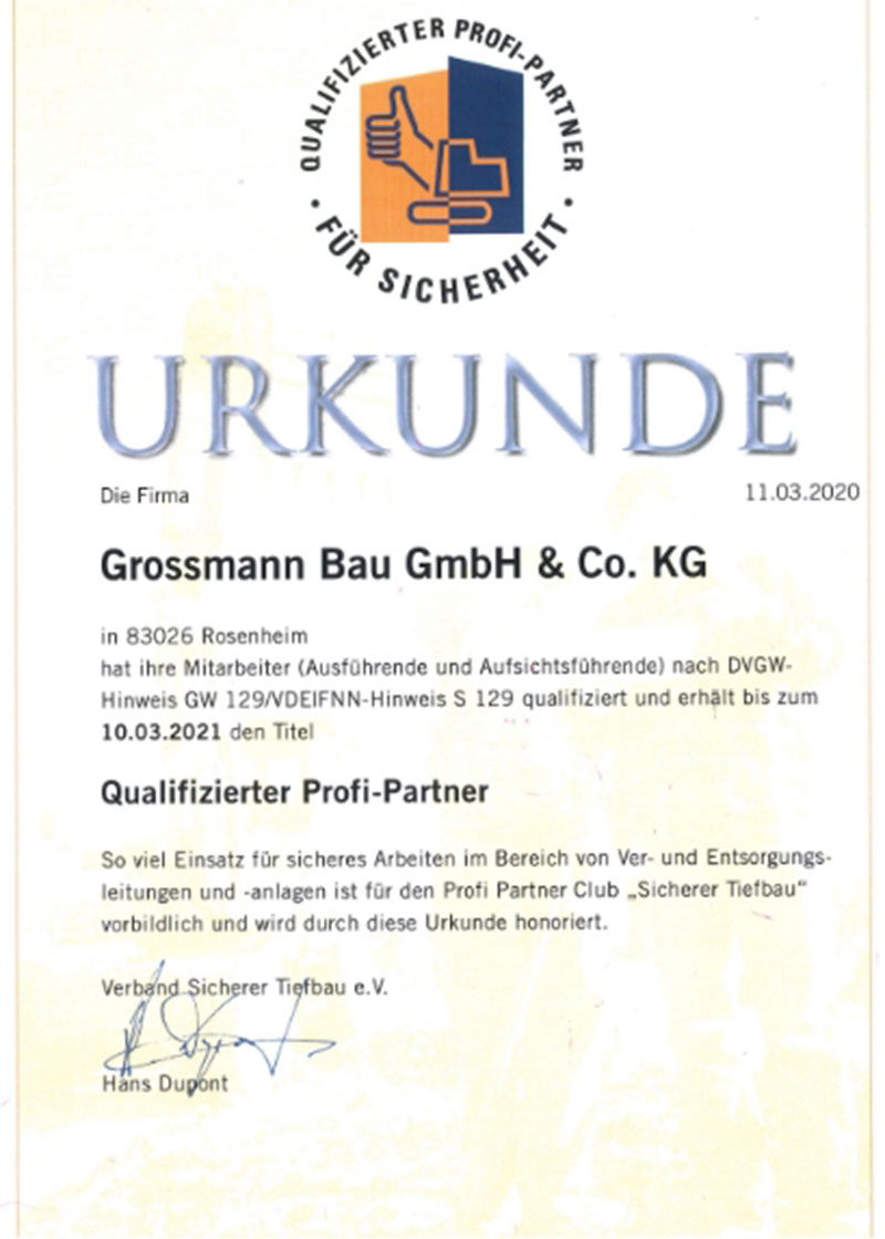 Qualifizierter Profi-Partner